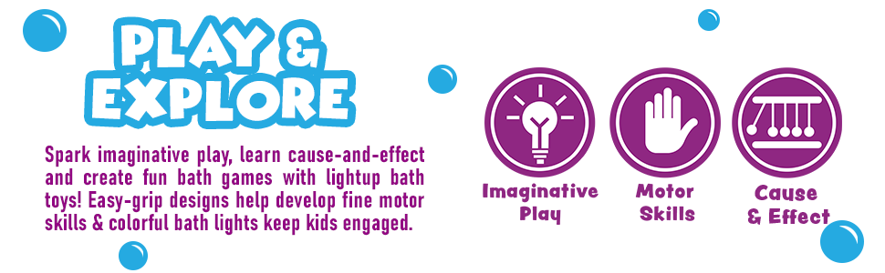 light up toddler bath toys