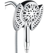 INAVAMZ 2-in-1 Shower Head with Handheld Combo: Rainfall Shower Head and Handheld Shower Head Use...