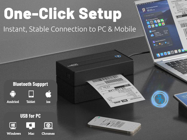 One-Click Setup: Instant, Stable Connection to PC &amp; Mobile.