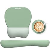 TECKNET Gel Mouse Pad Set with Wrist Rest and Keyboard Wrist Rest, Ergonomic Mousepad Rests with ...