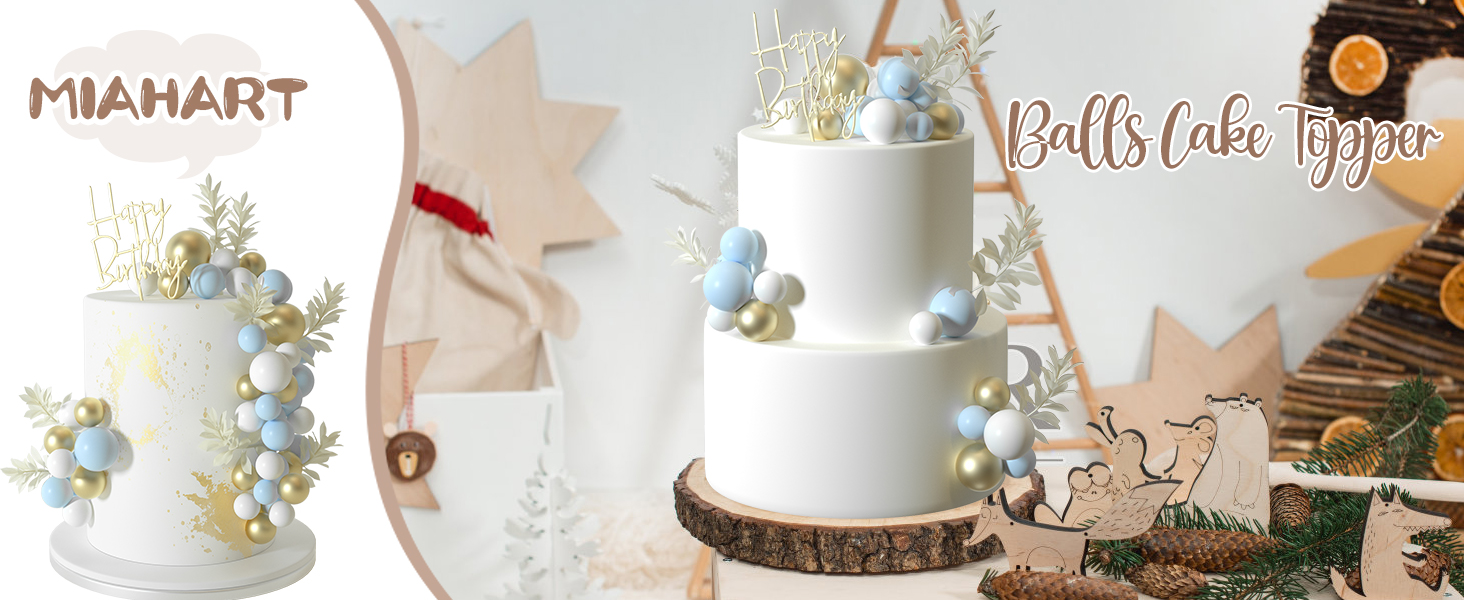 ball cake topper