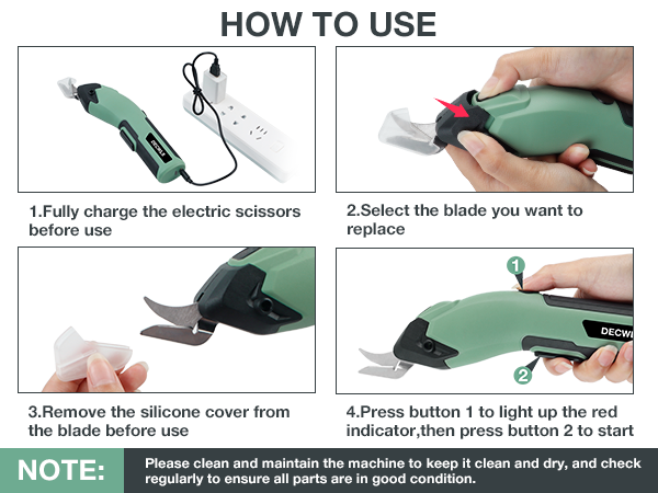 black and decker electric scissors