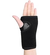 Carpal Tunnel Wrist Support, Wrist Brace with Steel Plate, Adjustable Night Sleep Splint, for Wri...