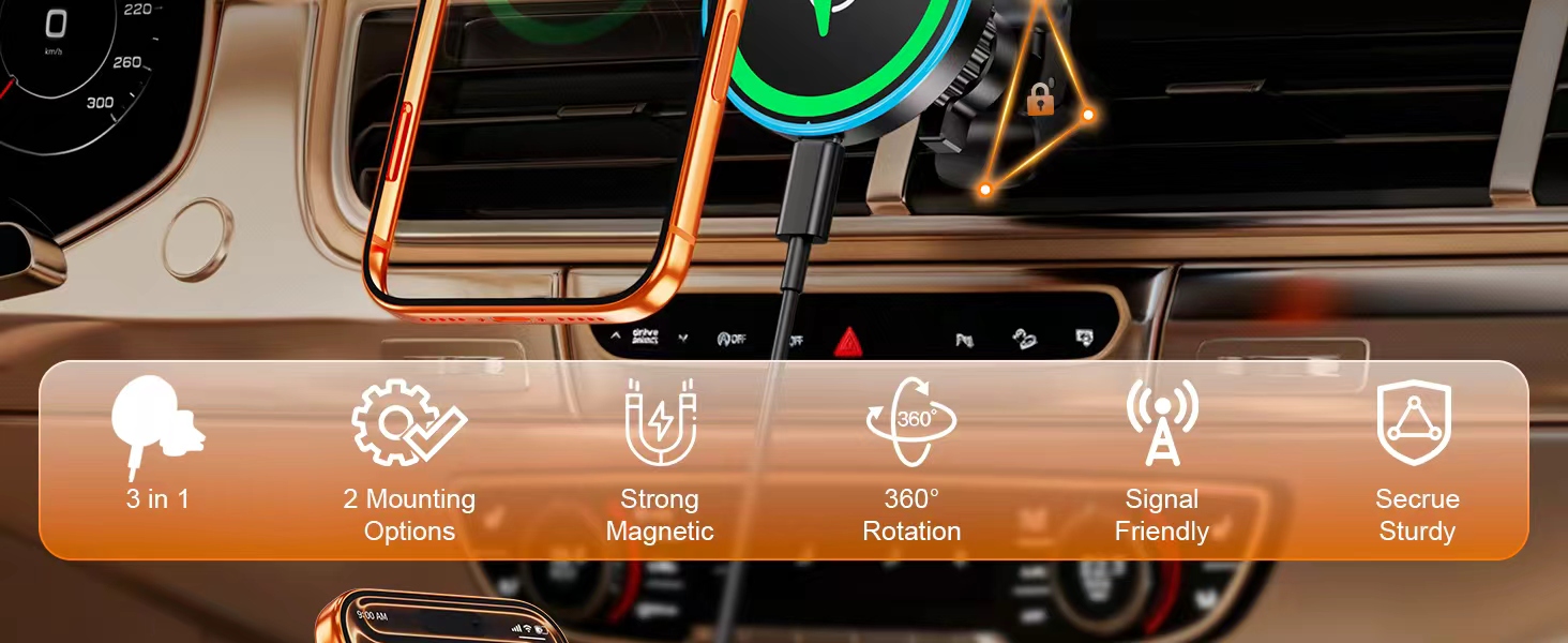 magsafe car mount charger