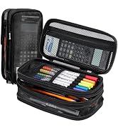Zannaki Mesh Large Pencil Case,Expandable Pencil Bag with Large Compartments,Big Capacity Pencil ...