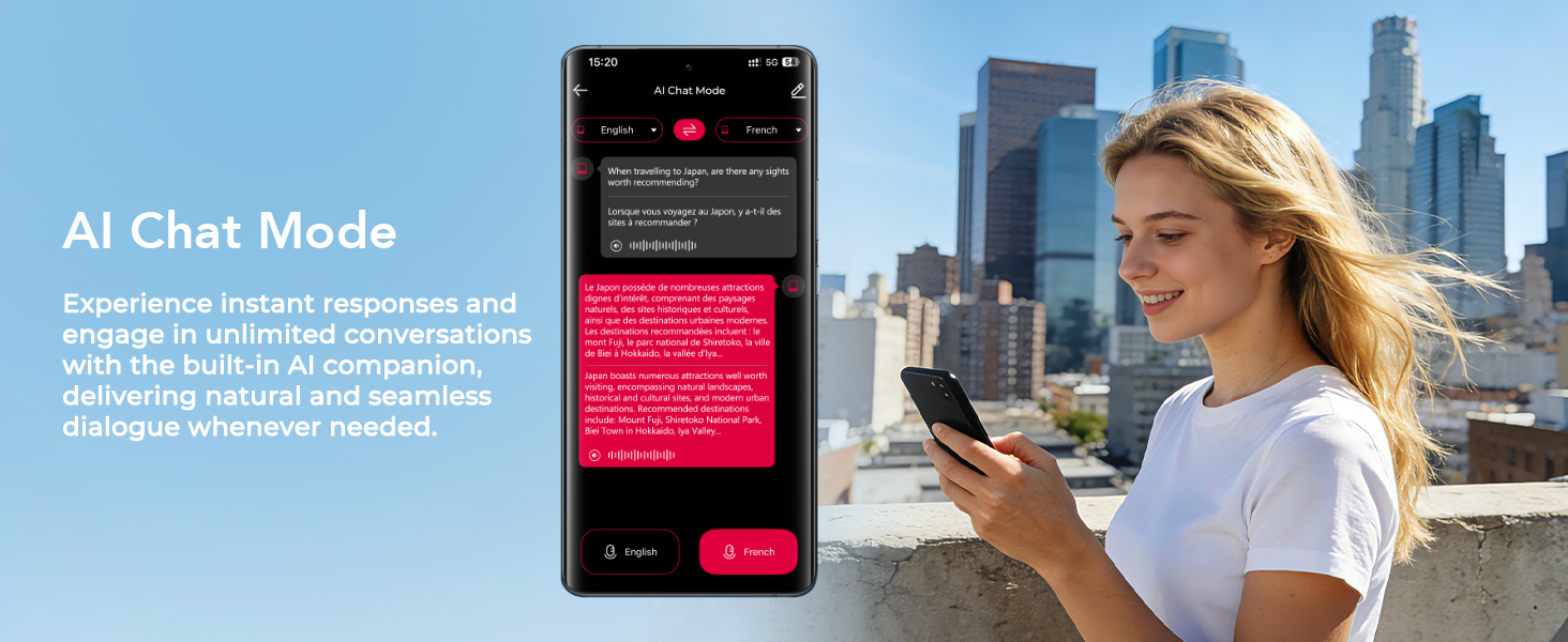 AI Language Translator Earbuds