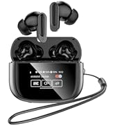 Wireless Headphones with Touch Screen, Headphones with Surround Sound for iOS &amp; Android, Micropho...