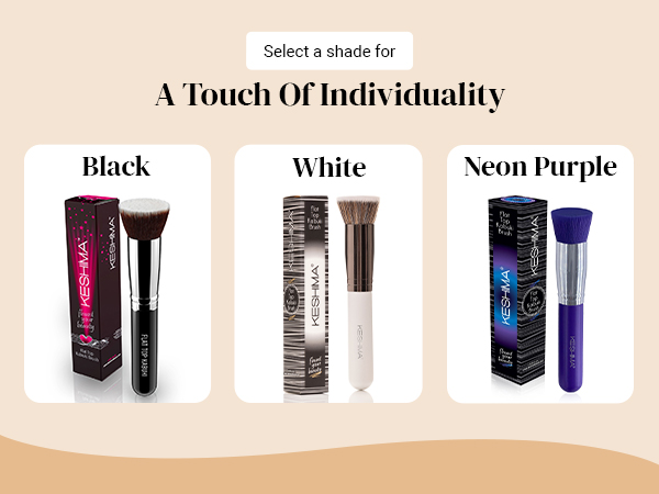 flat kabuki foundation brush liquid kabuki makeup brush thick contour brushes for makeup cosmetics