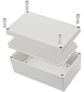 YETLEBOX Waterproof Electrical Box with Mounting Plate 250x150x100mm, IP67 Junction Box Dustproof...