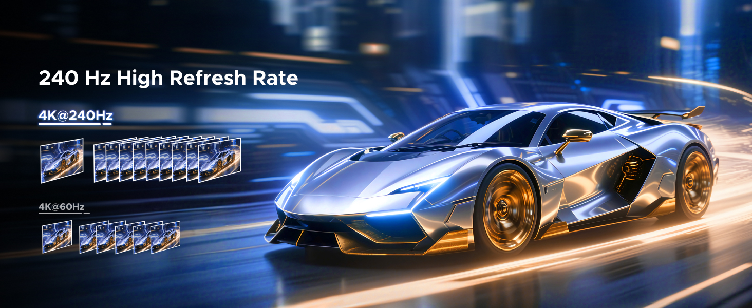 240 Hz High Refresh Rate