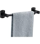 Dancrul Black Towel Bar, Hand Towel Rack for Bathroom Wall Mounted Towel Hanger, Kitchen Bath Tow...