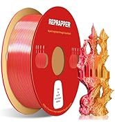 Reprapper Dual Color Filament Coextrusion pla Filament 1.75mm for 3D Printer, Multicolor Like Rai...
