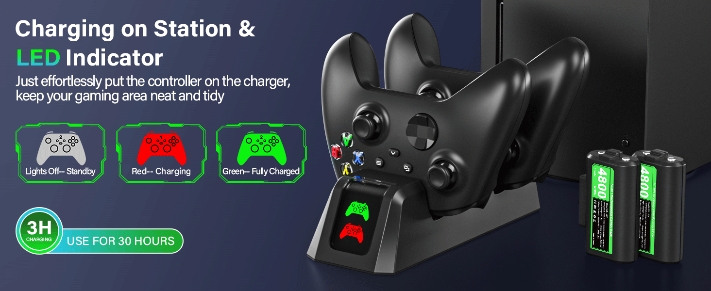 xbox controller rechargeable battery
