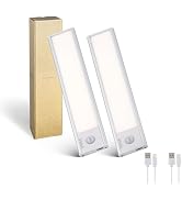East Grove Home Magnetix 8in Re-Chargeable LED Under Cabinet Motion Sensor Light Bar with Magneti...