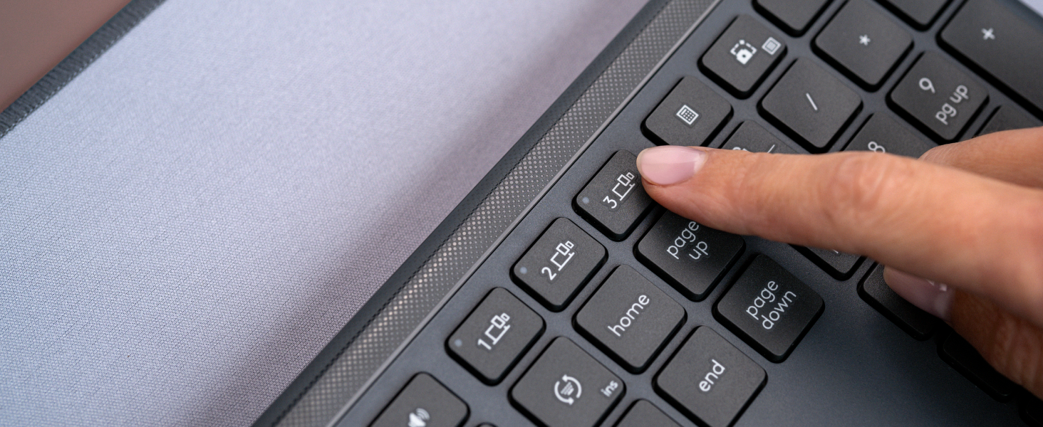 MK955 Slim Wireless Keyboard and Mouse Combo For Larger Hands with Quiet Typing and Clicking