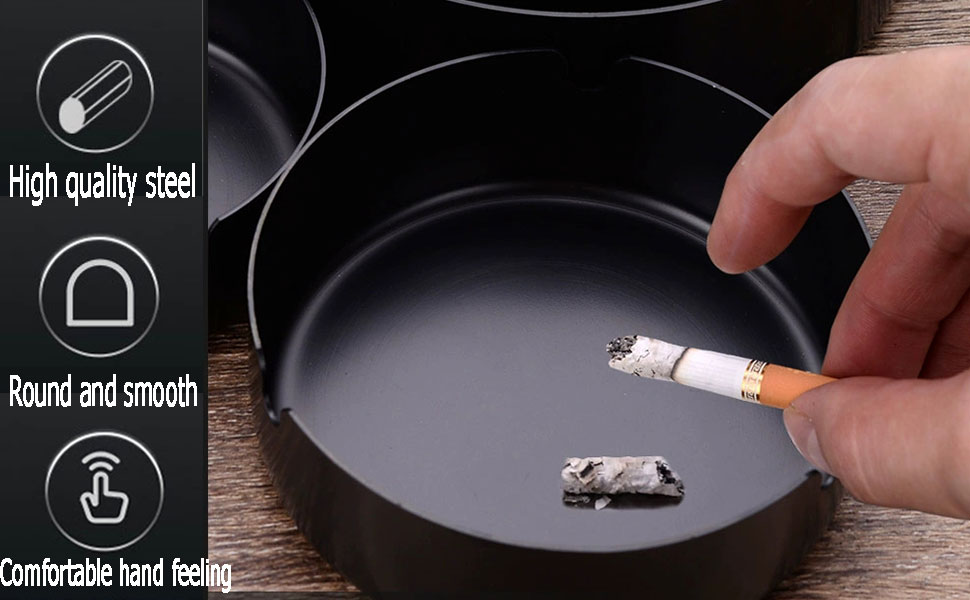outdoor ashtray black ashtray