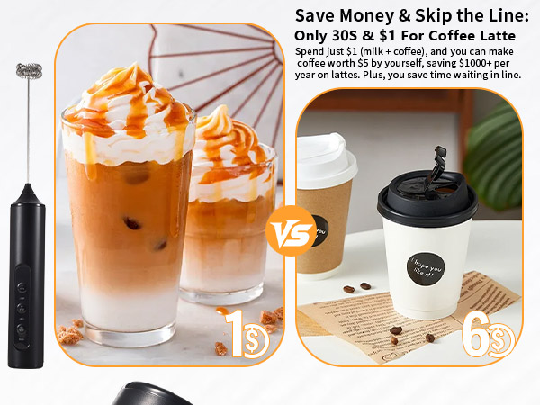 coffee frother handheld