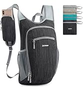 G4Free 15L Hiking Daypack Lightweight Travel Backpack Packable Outdoor Casual Foldable Shoulder B...