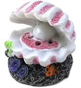 Tighall Aquarium Volcano with Air Stone Bubbler Volcano Ornament Fish Tank Bubble Maker Aquarium ...