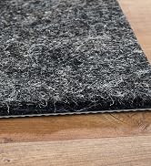 BAGAIL Felt and Natural Rubber Backing Rug Pads 1/4” Thick, 5 x 7 Ft Non Slip Carpet Gripper