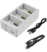 Hanatora Battery Charger for DJI Mini 4 Pro,Mini 3,Mini 3 Pro Drone, Charging Three Batteries in ...