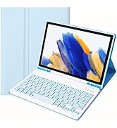 Keyboard Case for Samsung Galaxy Tab A8 10.5 inch 2022, Candy Colors Detachable Wireless Keyboard...