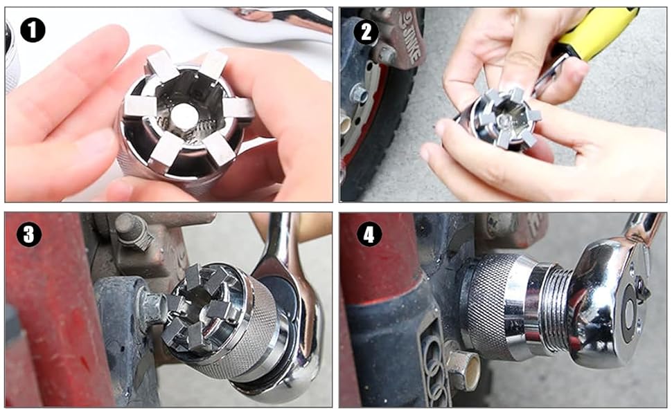 Adjustable Universal Socket Wrench