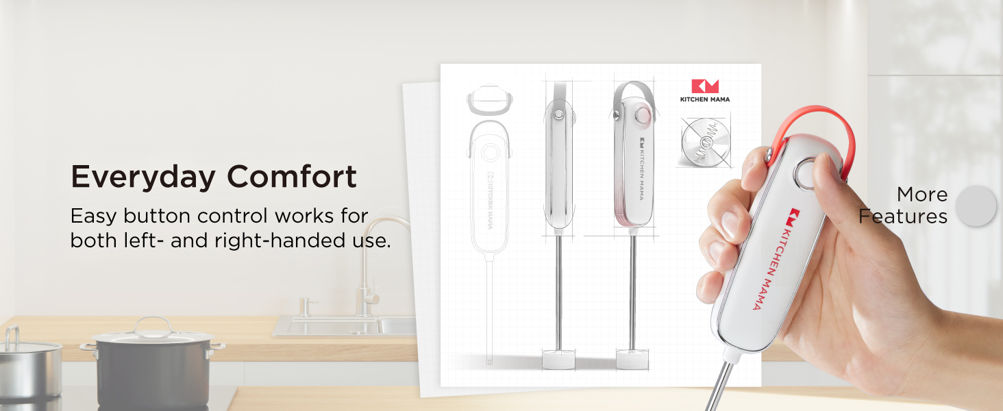 Kitchen Mama handheld frother frother with stand hand blender coffee stirrers whisk coffee mixer