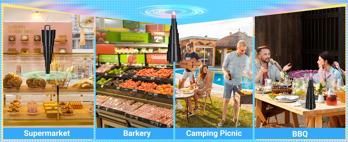 fly fans for outdoor tables