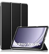 MoKo for Galaxy Tab A9 Plus/A9+ Case 11 inch 2023, Slim Stand Hard PC Translucent Back Shell Smar...