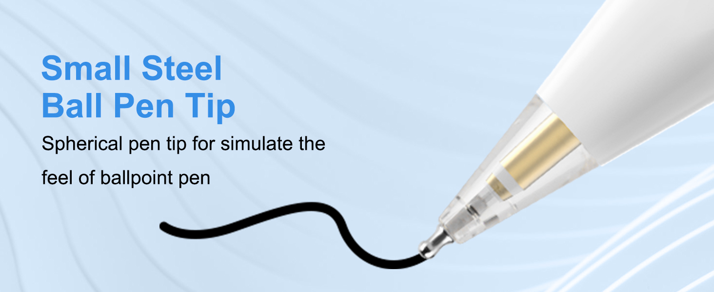 small steel ball pen tip
