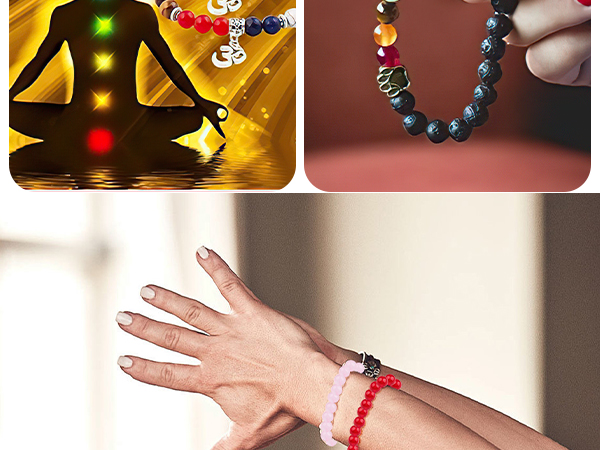 Natural Stone Healing Beads for Bracelets, Gemstone Beading &amp; Jewelry Necklace Making DIY Kit