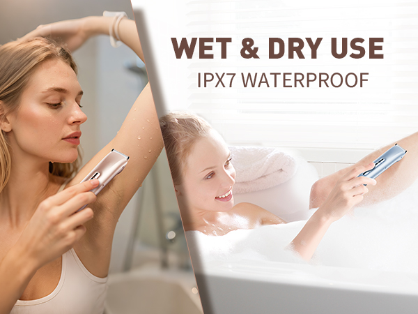 Wet Dry Use electric shaver for women
