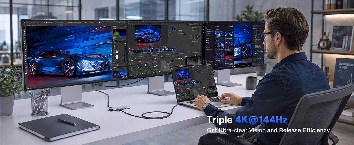 dual 8K@60Hz &amp;amp;amp; triple 4K@144Hz displays