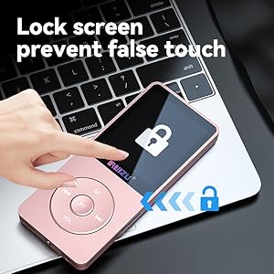 Lock screen Bluetooth music player with bluetooth portable music devices bluetooth mp3 music player