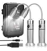 Rechargeable Ultra-Bright Barbecue Grill Light with Super Bright LED Lights,360° Flexible Goosene...