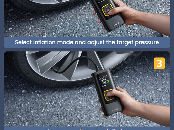 Tire Inflator Portable Air Compressor