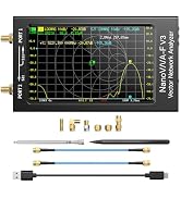 Seesii NanoVNA-F V3 Vector Network Analyzer, [Upgraded] 1MHz-6GHz 4.3 Inch HF VHF UHF VNA Antenna...