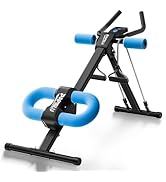 Abdominal Trainers - Adjustable Ab Trainer Machine, Foldable Abdominal Workout Equipment with Kne...