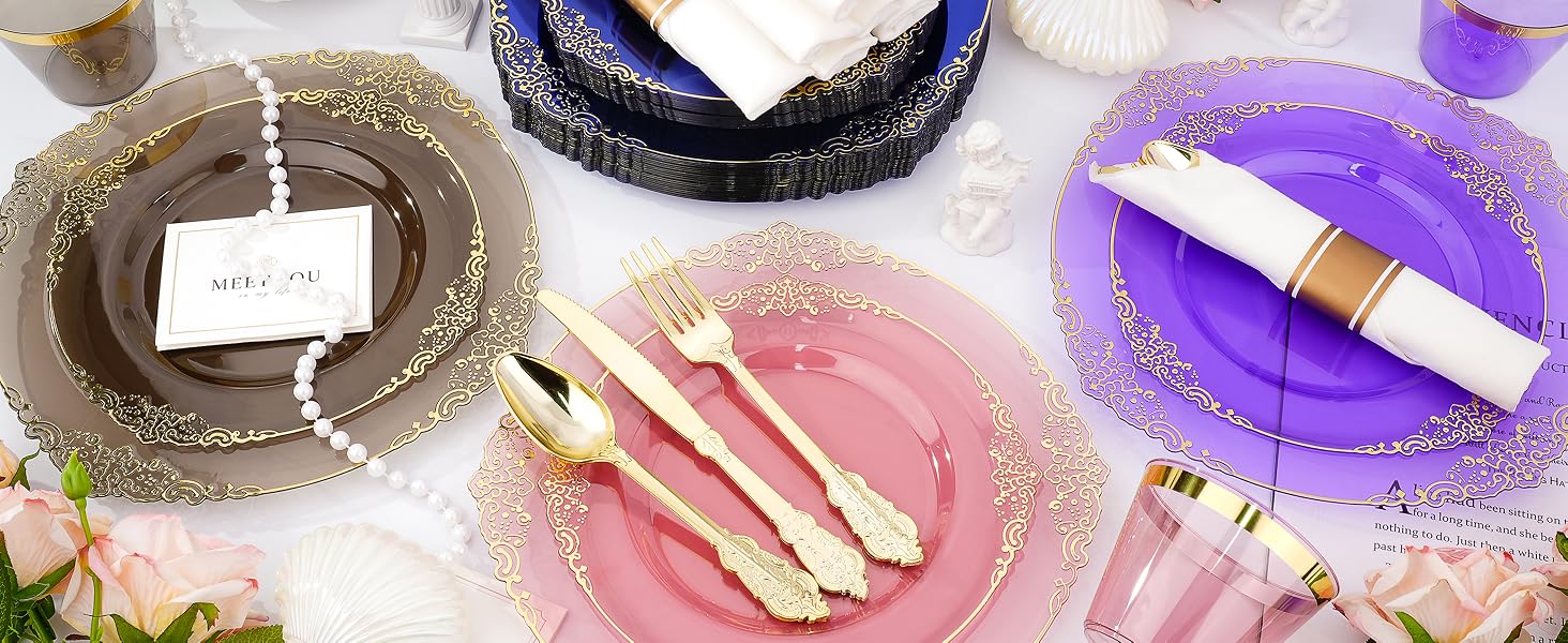 Disposable dinnerware set