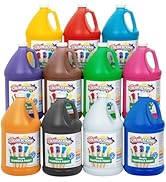 Colorations Paraben-Free Simply Tempera Paint Gallons, Set of 11