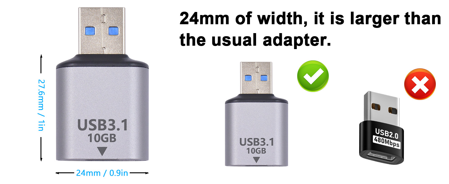 usb c female to usb male adapter 