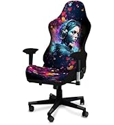 QYZDLM Gaming Chair Covers, 3D Printing Stretchable Soft Non-Slip Easy to Install Gamer Chair Cov...
