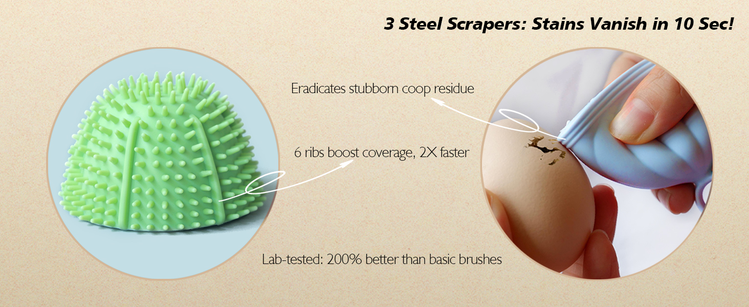 fresh egg scrubber