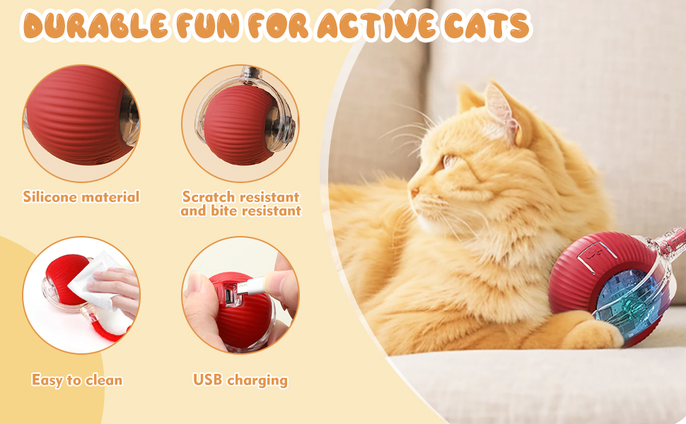 interactive cat ball