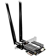 GLOTRENDS WiFi 5 AC1200 PCIe WiFi Card for Desktop PC, Bluetooth 4.2, WPA2, 802.11ac Dual Band Wi...