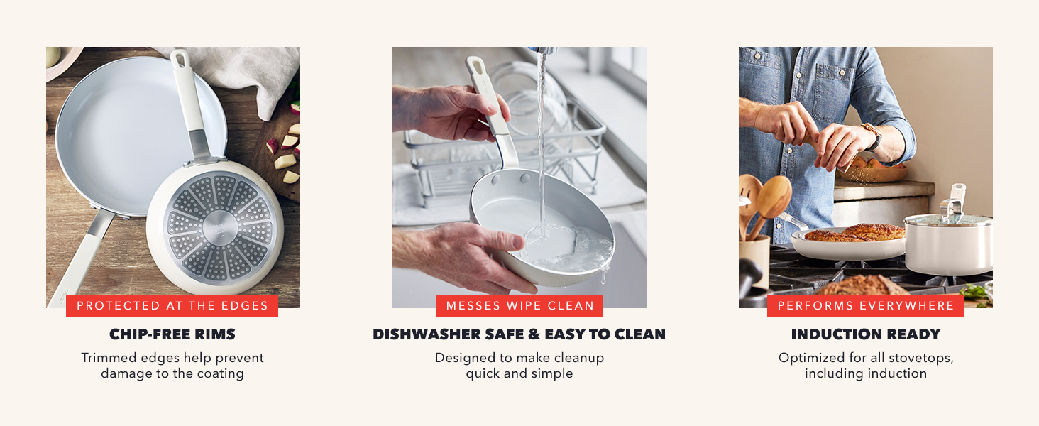 GreenPan, Ceramic Nonstick, PFAS-Free, Non-Toxic, Cookware, Frypans, Bobby Flay
