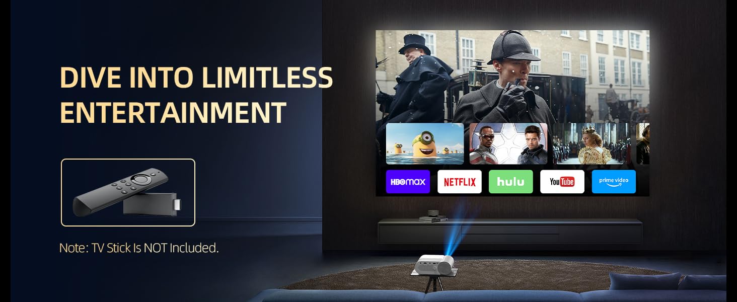 video projector with wifi and bluetooth