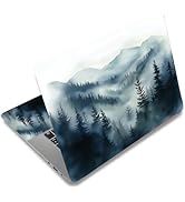SUPERDANT Foggy Forest Laptop Cover Mountains in the Cloud Universal Laptop Skin 12 13 13.3 14 15...