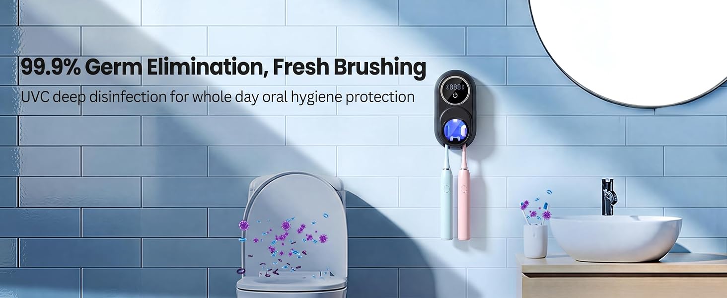 Toothbrush Cleaner and Holders